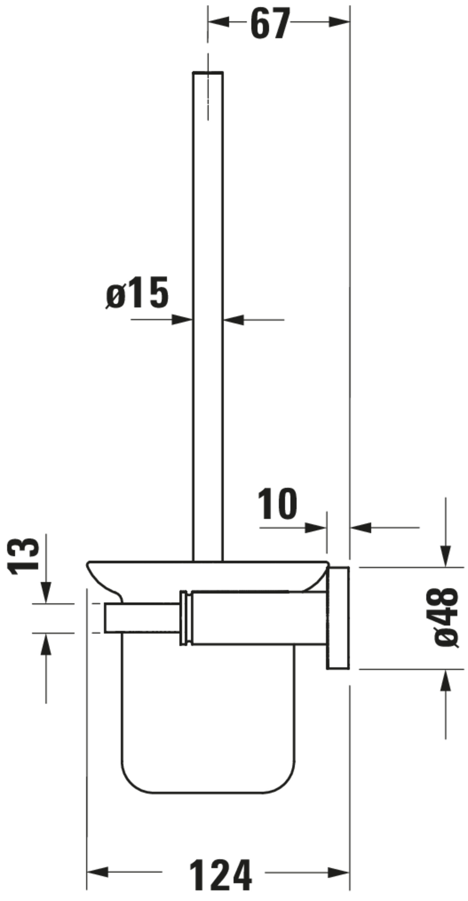 Technische Zeichnungen, Modell Nr.: 009927, Bürstengarnitur, 154 x 342 x 154 mm