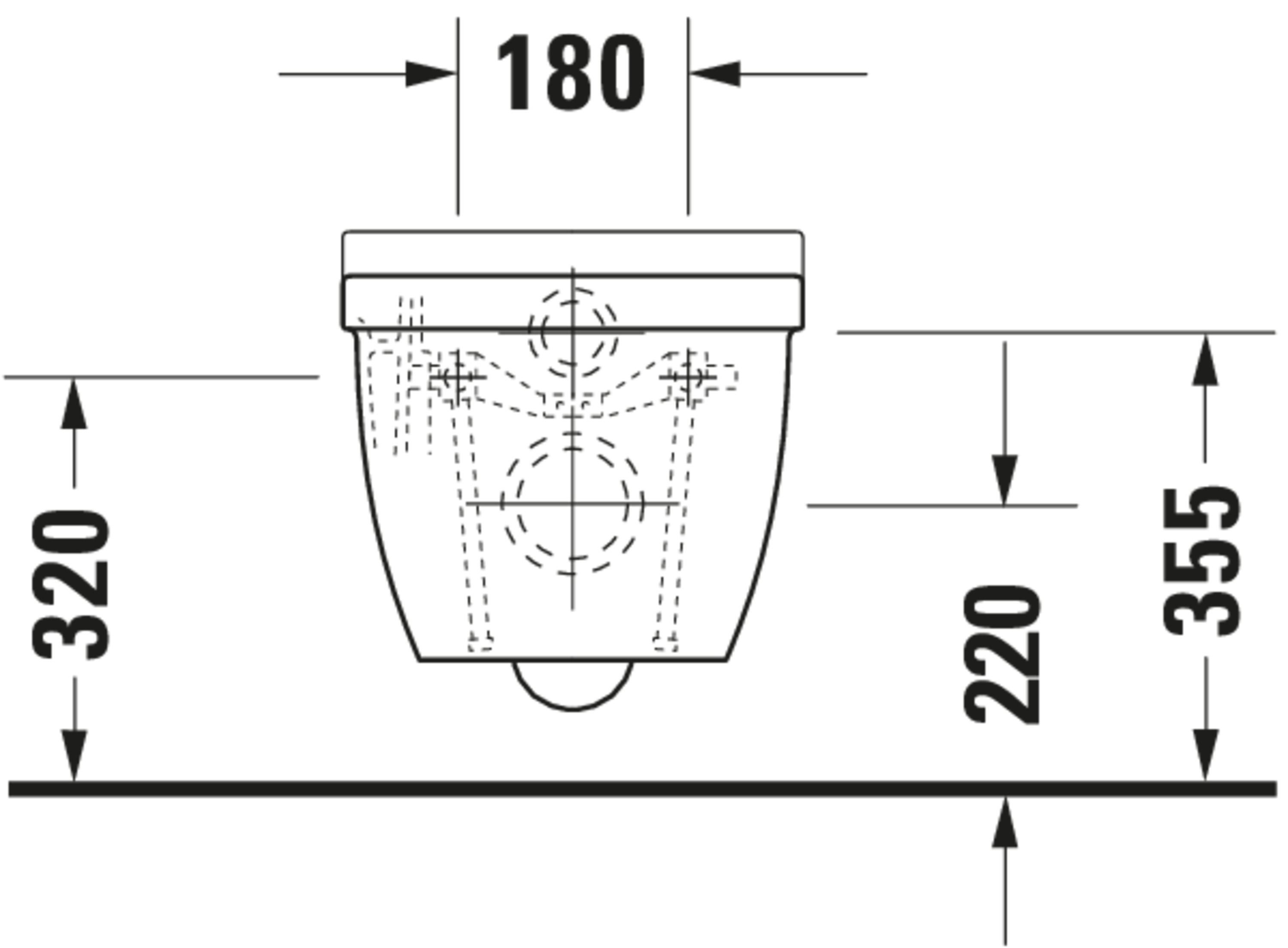 Technische Zeichnungen, Modell Nr.: 006381, WC-Sitz, 370 x 38 x 436 mm