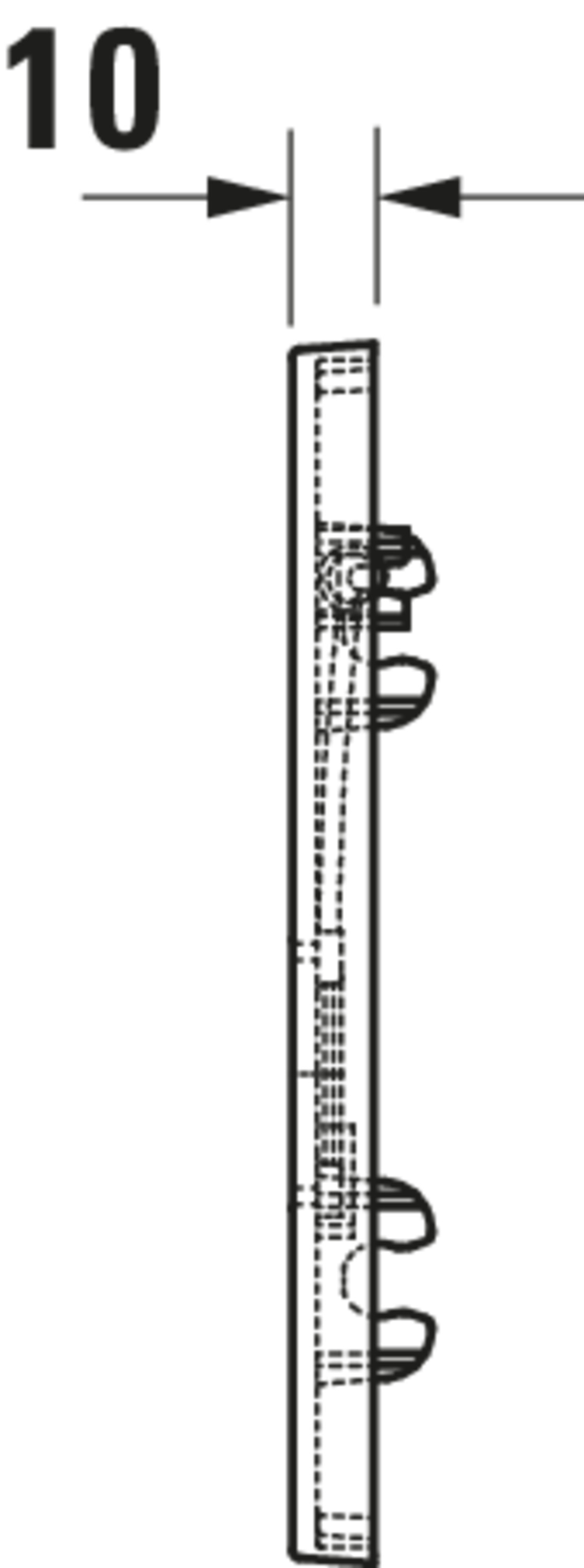 Technische Zeichnungen, Modell Nr.: WD5004, Betätigungsplatte mechanisch für Urinal, 131 x 150 x 10 mm