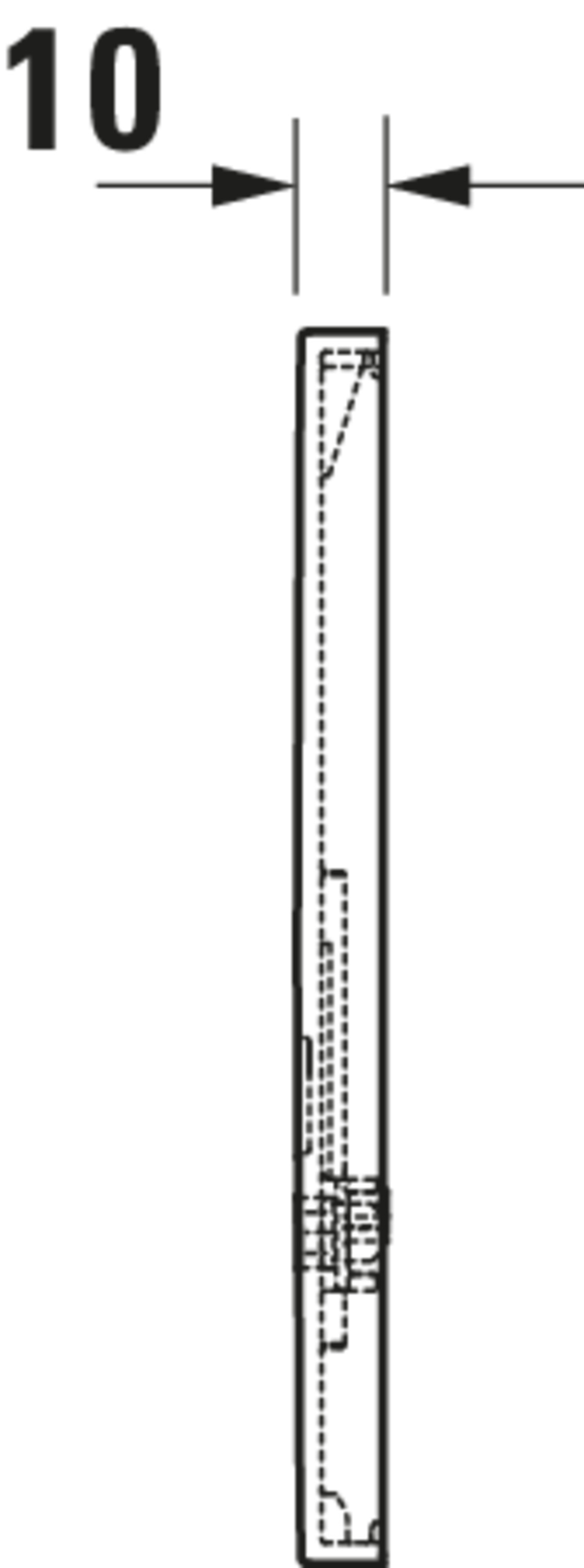 Technische Zeichnungen, Modell Nr.: WD5007, Betätigungsplatte elektronisch für Urinal, 130 x 150 x 10 mm