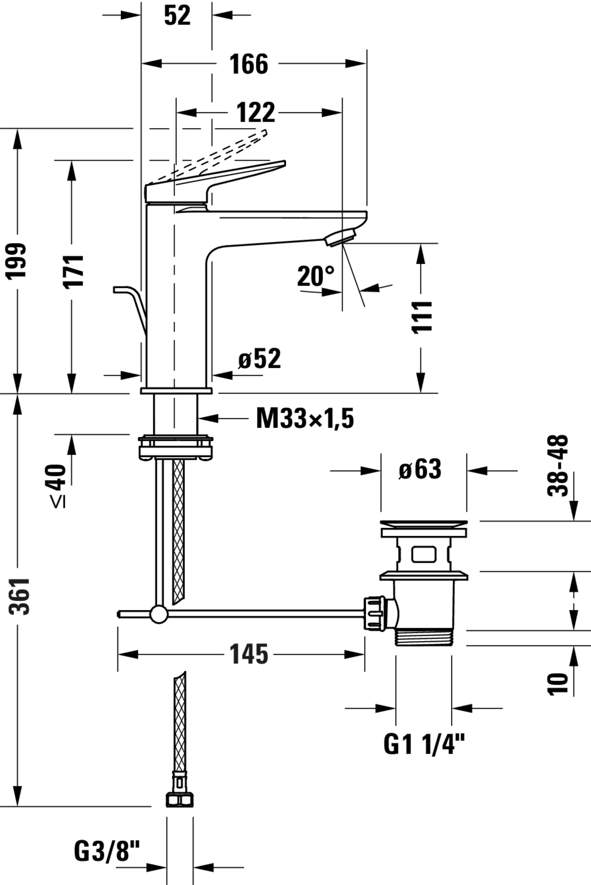 Technische Zeichnungen, Modell Nr.: WA1020001, WA1021001, WA1022001