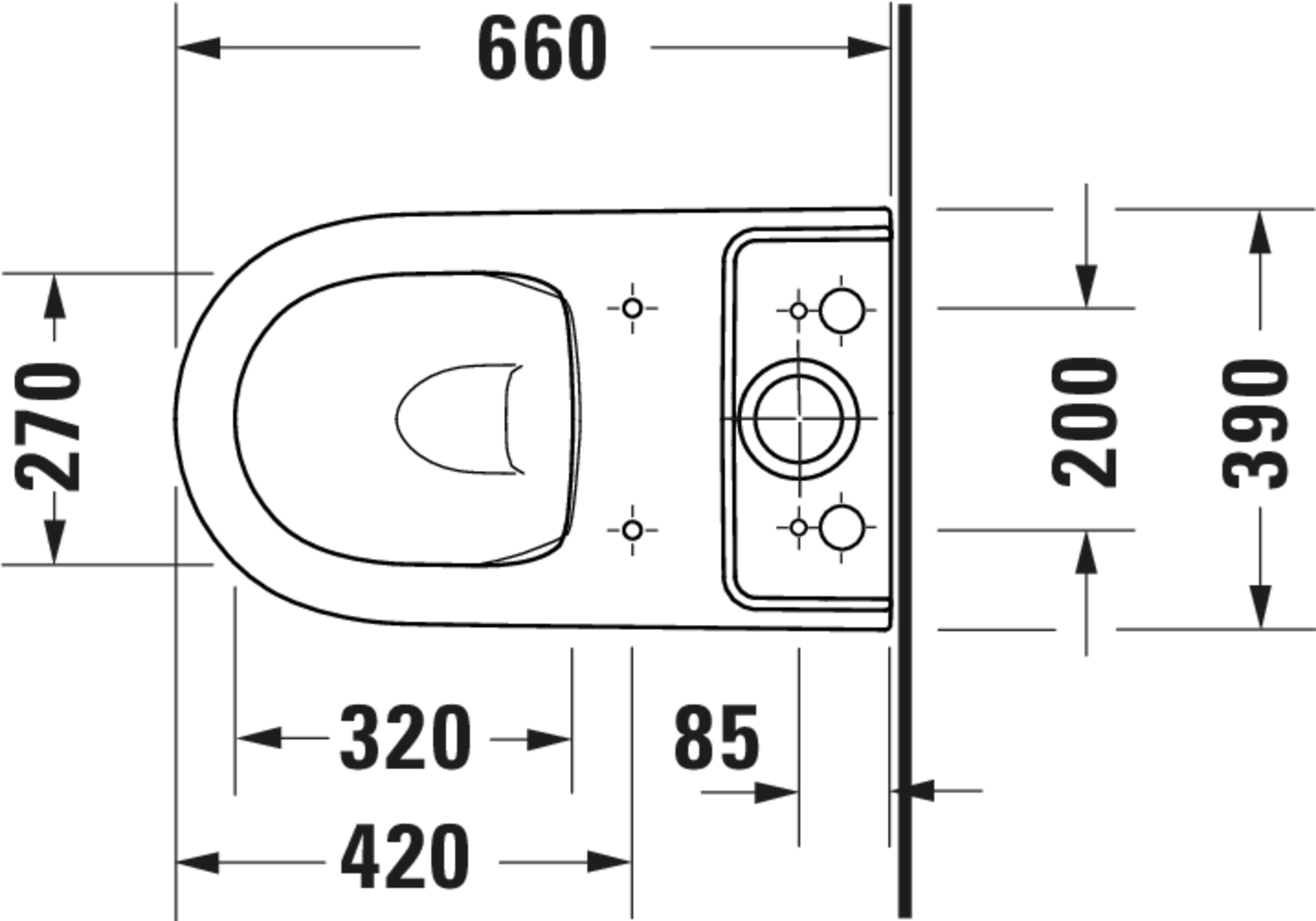 Technische Zeichnungen, Modell Nr.: 202109, Stand WC für Kombination, 390 x 400 x 660 mm