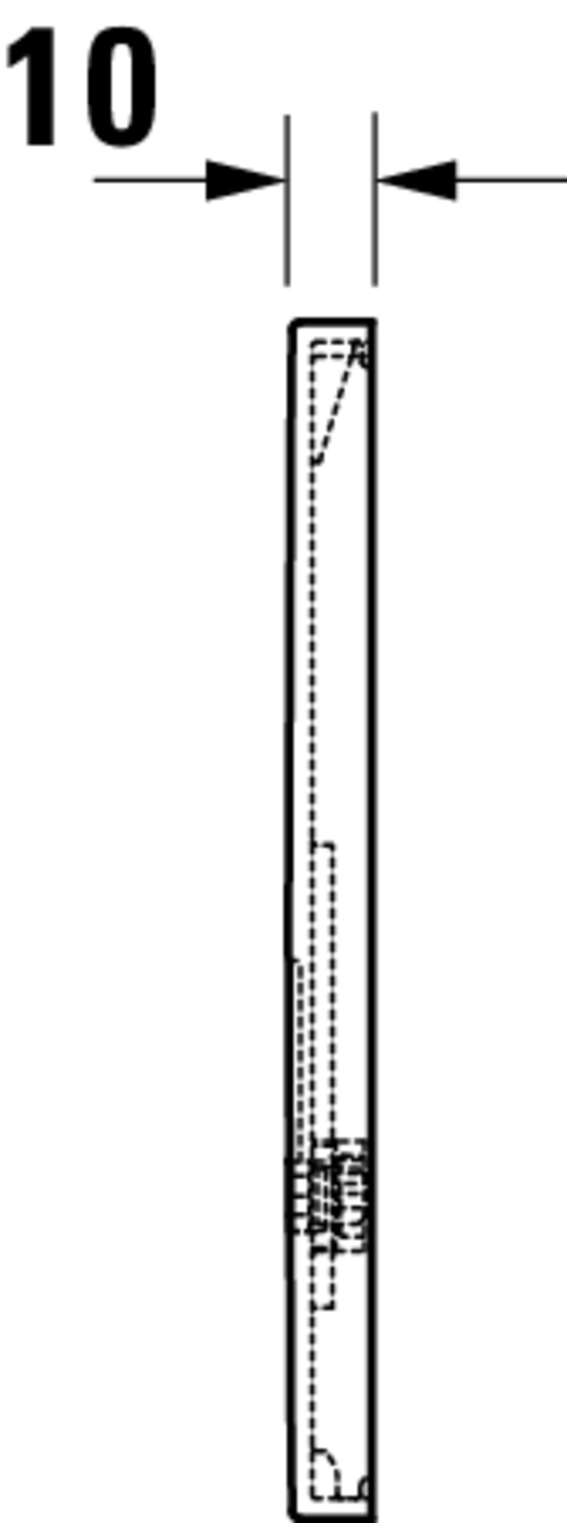 Technische Zeichnungen, Modell Nr.: WD5006, Betätigungsplatte elektronisch für Urinal, 130 x 150 x 10 mm