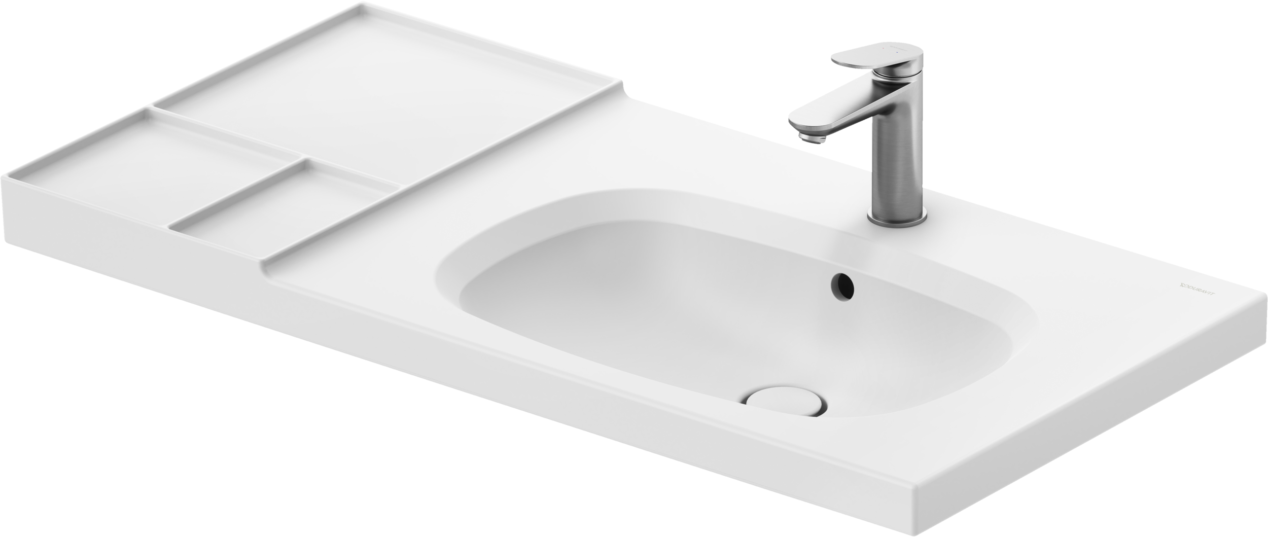 Produktabbildung, Modell Nr.: 239010, Aurena, Waschtisch, Weiß, 1000 x 190 x 500 mm