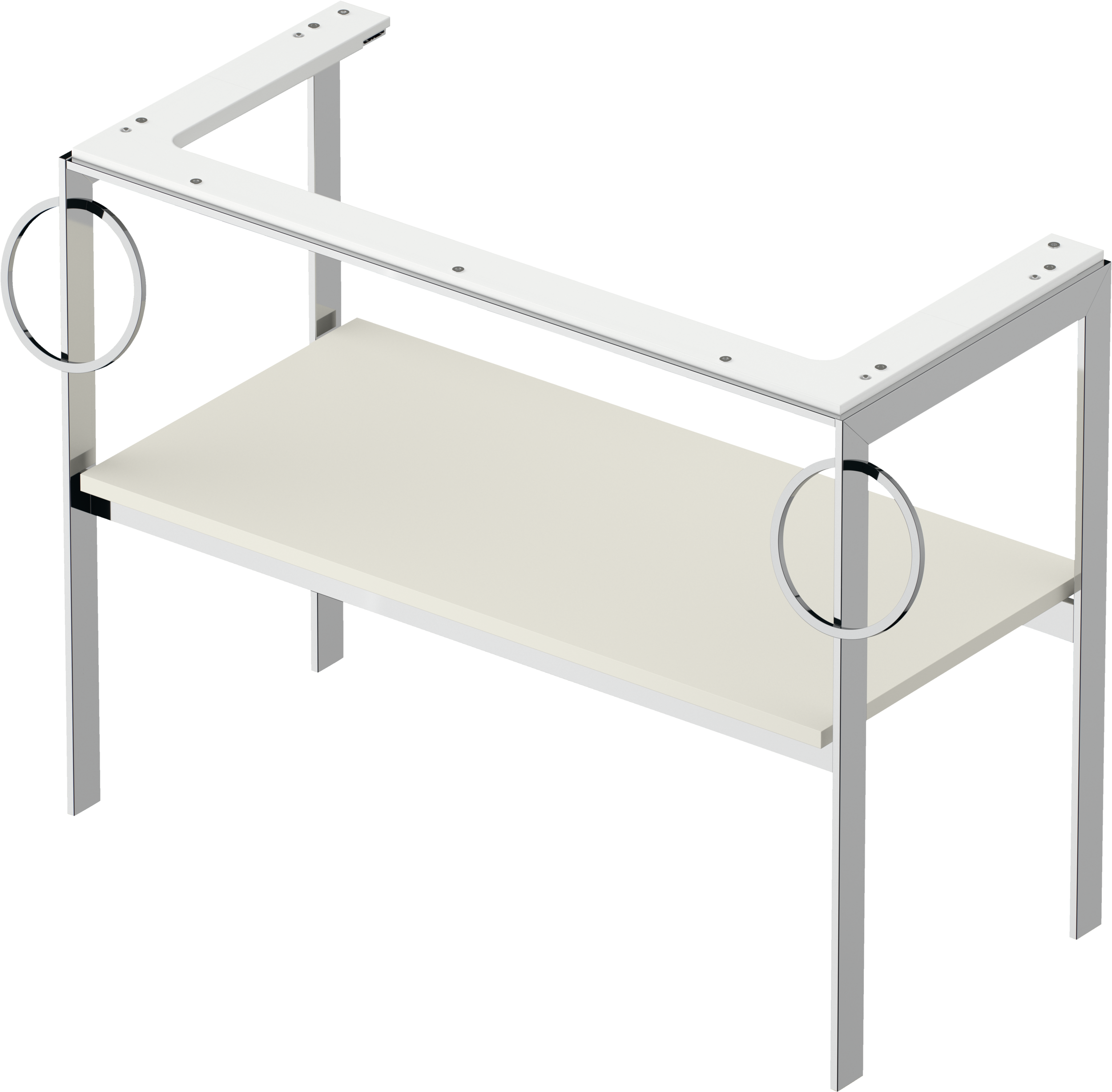Produktabbildung, Modell Nr.: WT4547, White Tulip, Metallkonsole, 984 x 760 x 450 mm