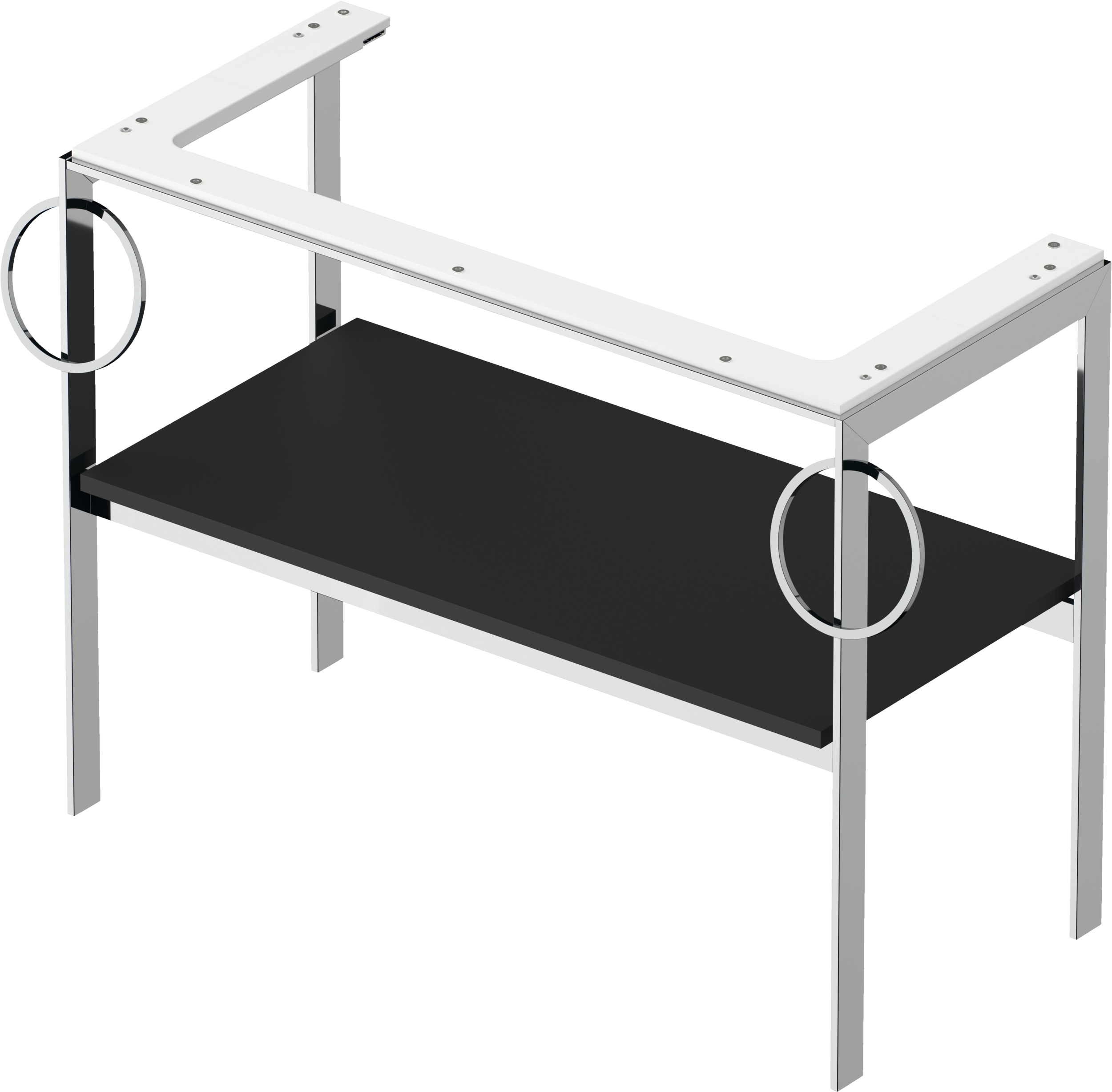 Produktabbildung, Modell Nr.: WT4547, White Tulip, Metallkonsole, 984 x 760 x 450 mm