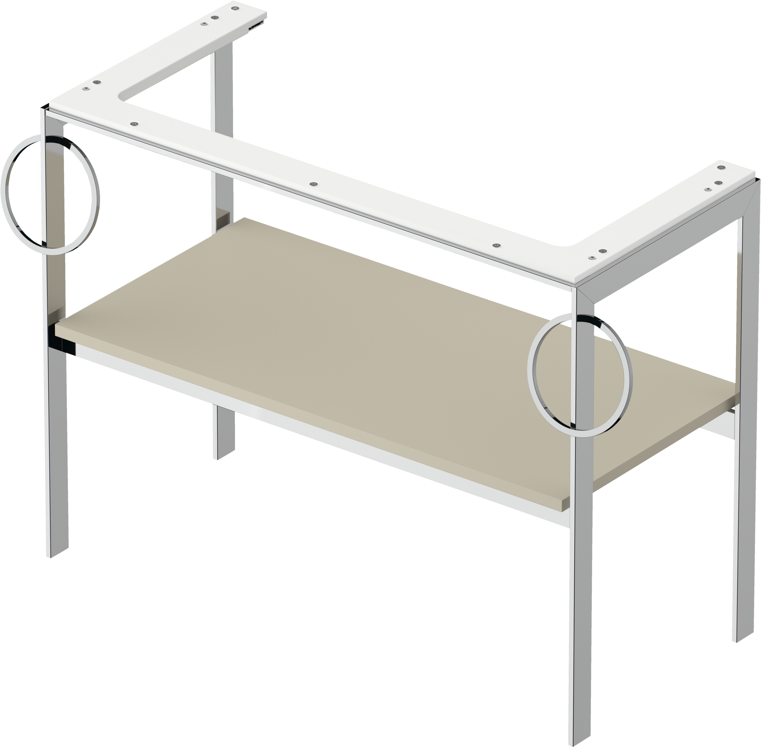 Produktabbildung, Modell Nr.: WT4547, White Tulip, Metallkonsole, 984 x 760 x 450 mm